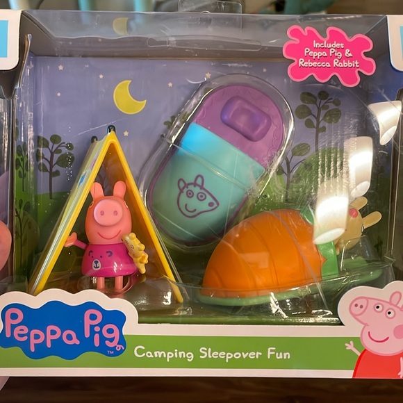 Peppa Pig & Rebecca Rabbit Camping Sleepover. - Picture 1 of 3